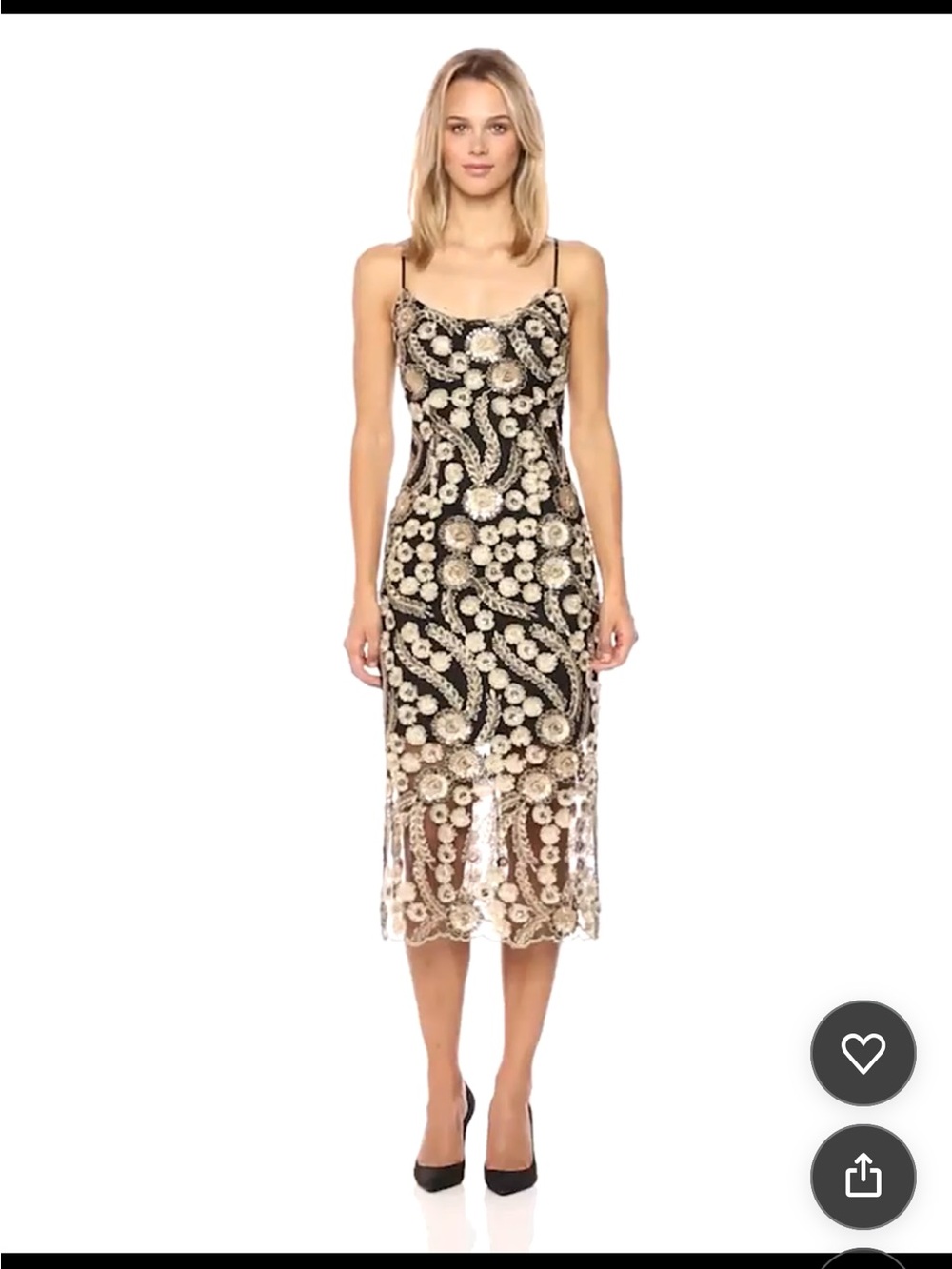 Bebe 3D appliqué dress NWT - Picture 4 of 4